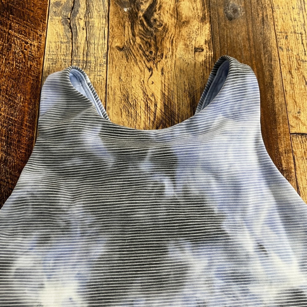 Athleta Womens Tank Top Conscious Crop Sports Bra Top Tie Dye Athletic Medium - Picture 2 of 5